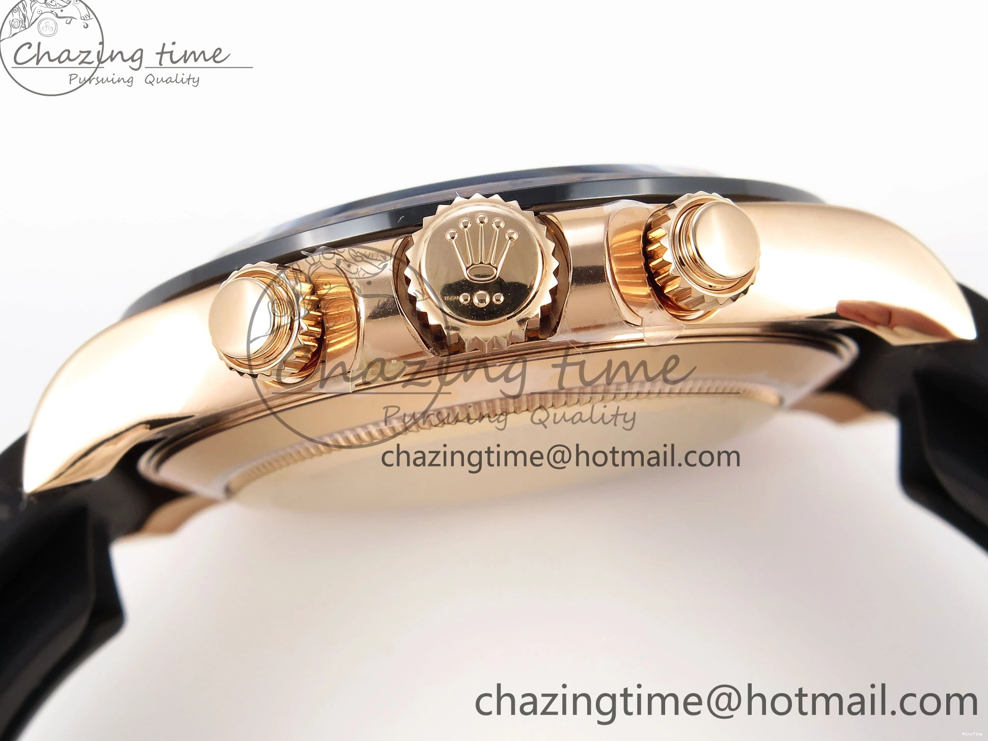 MiroTime 0322 Daytona 116515 Clean 1:1 Best Edition Silver Dial RG Markers on Oysterflex Strap SA4130 V WrinkleFree 1965